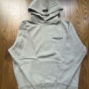 Fear of God Essentials Gray Hoodie